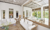 Living Area with Mirror - Shamballa Residence - Ubud, Bali
