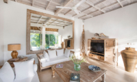 Living Area with TV - Shamballa Residence - Ubud, Bali