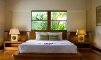 Bedroom with Table Lamps - The Lotus Residence - Tabanan, Bali