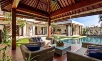 Pool Side Seating Area - The Maya Villa - Canggu, Bali