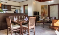 Living and Dining Area with TV - The Residence - Seminyak, Bali