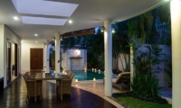 Pool Side Dining - The Residence - Seminyak, Bali