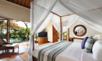 Bedroom with TV and Pool View - The Shanti Residence - Nusa Dua, Bali