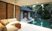 Pool Side Seating Area - Tukad Pangi Villa - Canggu, Bali