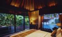 Bedroom and Balcony - Tukad Pangi Villa - Canggu, Bali