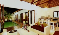 Living Area with Pool View - Villa Abimanyu II - Seminyak, Bali