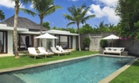 Pool Side Seating Area - Villa Alabali - Seminyak, Bali