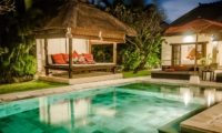 Pool Bale at Night - Villa Alam - Seminyak, Bali