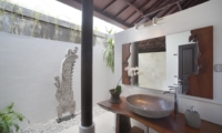 Semi Open Bathroom with Mirror - Villa Amaya - Seminyak, Bali