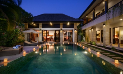 Pool at Night - Villa Amman Residence - Seminyak, Bali
