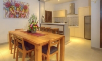 Indoor Kitchen and Dining Area - Villa Arria - Seminyak, Bali