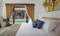 King Size Bed with Pool View - Villa Ashna - Seminyak, Bali