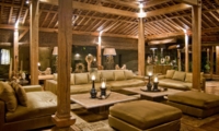 Indoor Living Area at Night - Villa Asli - Canggu, Bali