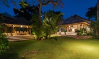 Open Air Lounge Area at Night - Villa Batujimbar - Sanur, Bali