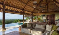 Seating Area with Pool View - Villa Bayu - Uluwatu, Bali
