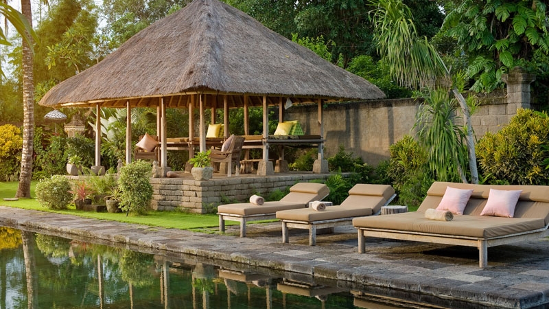 Pool Side Loungers - Villa Belong Dua - Seseh, Bali