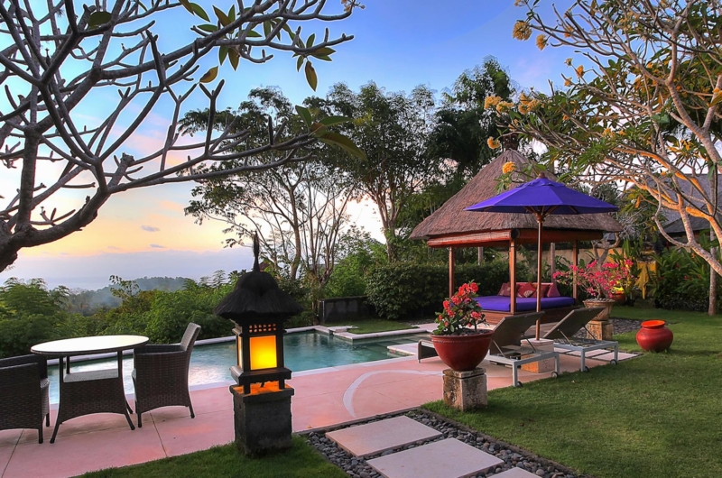 Pool Side Dining - Villa Bulan Madu - Uluwatu, Bali