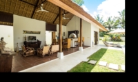 Living and Dining Area - Villa Candi Kecil - Ubud, Bali