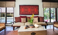 Lounge Area with View - Villa Cemadik - Ubud, Bali