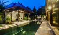 Pool Bale at Night - Villa Damai - Seminyak, Bali