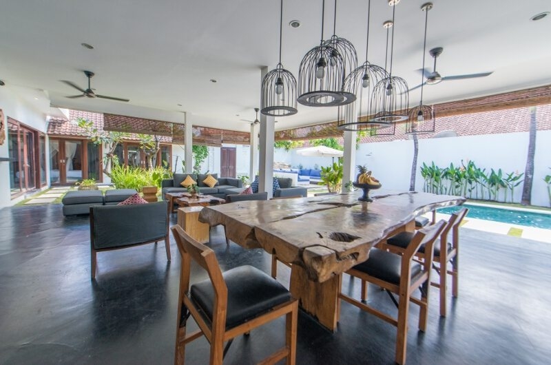 Living and Dining Area - Villa Damai Lestari - Seminyak, Bali