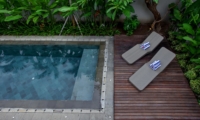 Pool Side Loungers - Villa Delmar - Canggu, Bali