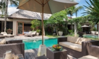 Pool Side Seating Area - Villa Eshara - Seminyak, Bali