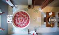 Bathtub with Rose Petals - Villa Hansa - Canggu, Bali