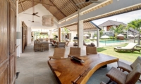 Living and Dining Area - Villa Iluh - Seminyak, Bali