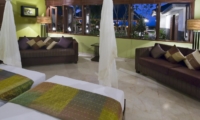 Twin Bedroom with Sofa and View - Villa Indah Manis - Uluwatu, Bali