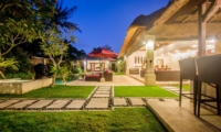 Outdoor Area at Night - Villa Jaclan - Seminyak, Bali