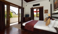 Bedroom and Balcony - Villa Kalimaya Four - Seminyak, Bali