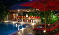 Pool at Night - Villa Kalimaya One - Seminyak, Bali
