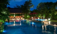 Gardens and Pool at Night - Villa Kalimaya One - Seminyak, Bali