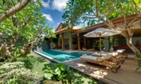 Pool Side Loungers - Villa Kinaree Estate - Seminyak, Bali