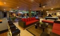 Living Area with Billiard Table - Villa Kinaree Estate - Seminyak, Bali