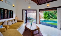 Lounge Area with Pool View - Villa Kubu 12 - Seminyak, Bali