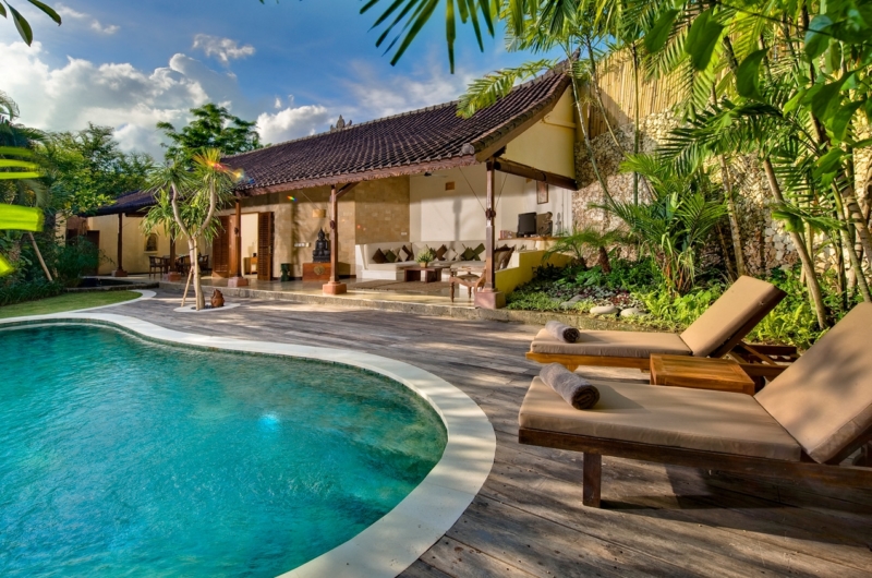 Pool Side Loungers - Villa Kubu 4 - Seminyak, Bali