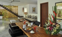 Living and Dining Area with Up Stairs - Villa La Sirena - Seminyak, Bali