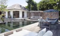 Pool Side Dining - Villa Levi - Canggu, Bali