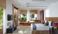 Bedroom with Seating Area and TV - Villa Malaathina - Umalas, Bali