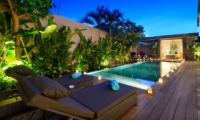 Pool Side Loungers - Villa Manis Aramanis - Jimbaran, Bali