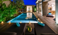 Pool at Night - Villa Manis Aramanis - Jimbaran, Bali