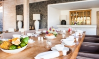 Dining Area with Fruits - Villa Mannao - Kerobokan, Bali