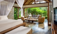 Bedroom with Sofa and TV - Villa Maya Retreat - Tabanan, Bali