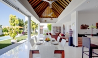 Dining Area with Pool View - Villa Merayu - Canggu, Bali