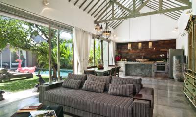 Living, Kitchen and Dining Area - Villa Mia - Canggu, Bali