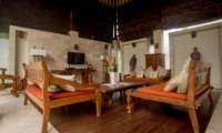 Living Area with TV - Villa Nelayan - Canggu, Bali