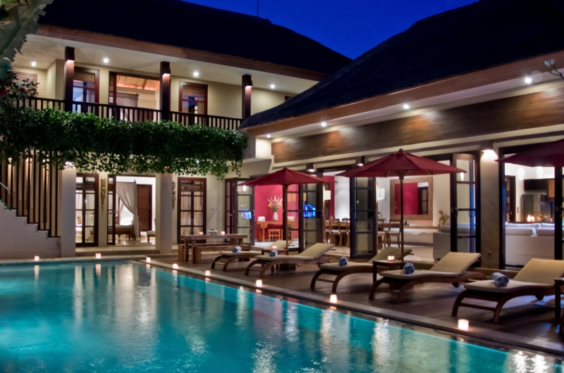 Night View - Villa Nilaya Residence - Seminyak, Bali