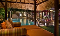 Pool Bale at Night - Villa Nilaya Residence - Seminyak, Bali